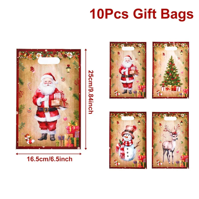 Christmas Cute Santa Gift Bags