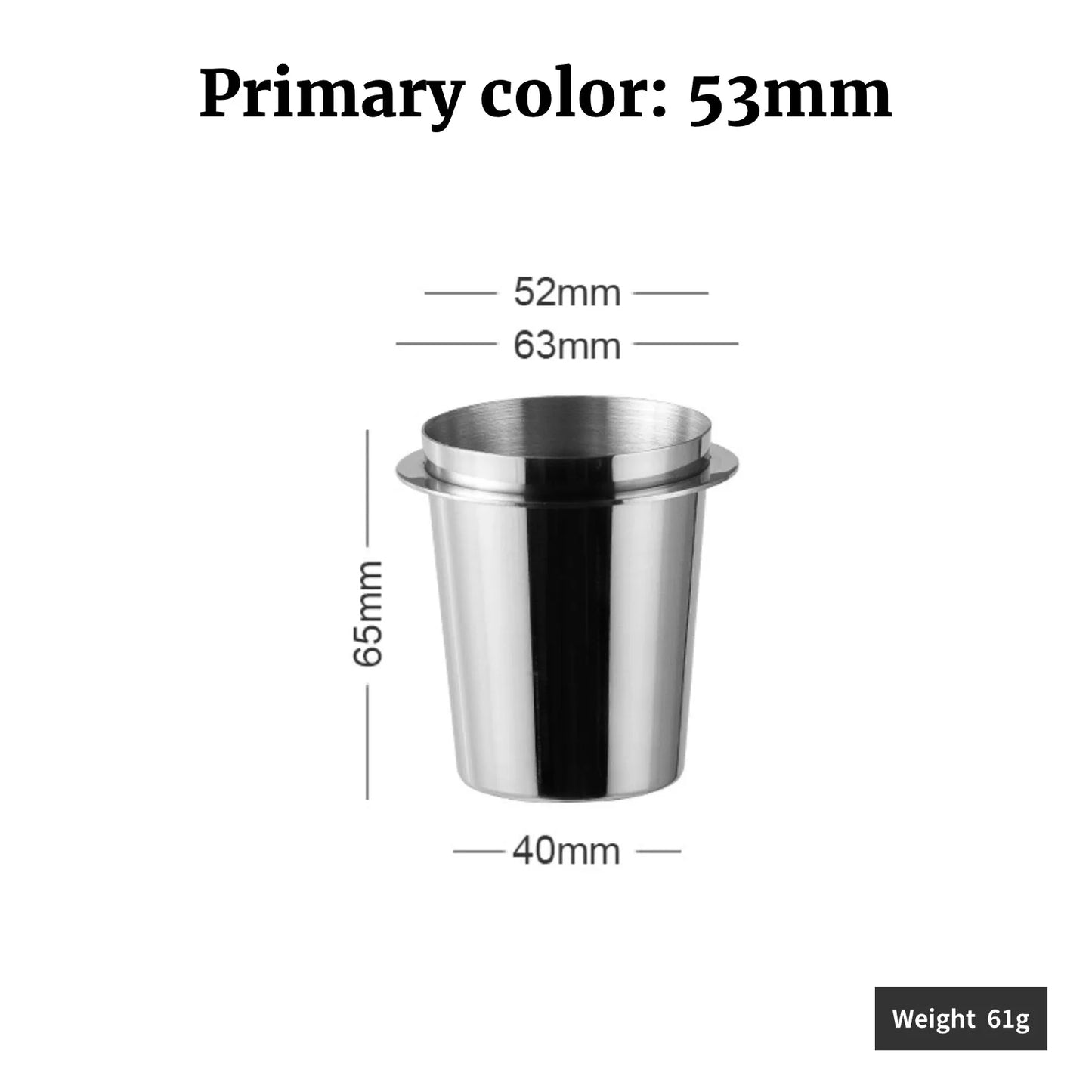 Stainless Steel Coffee Dosing Cup