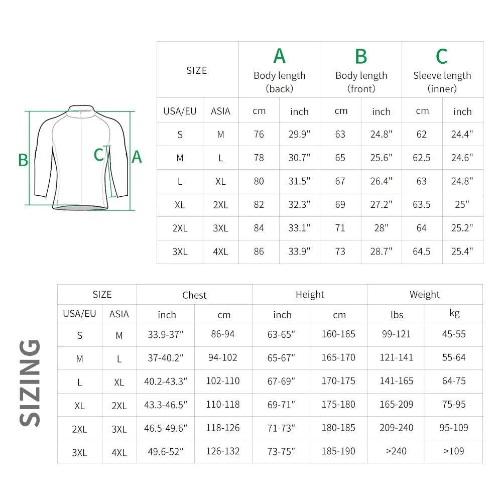 WOSAWE Men’s Cycling Windbreaker Jacket