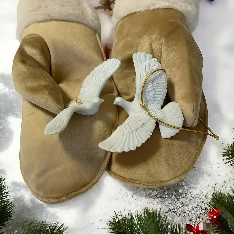 Friendship Doves Christmas Tree Ornament