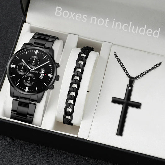 3PCS Men’s Watch Set