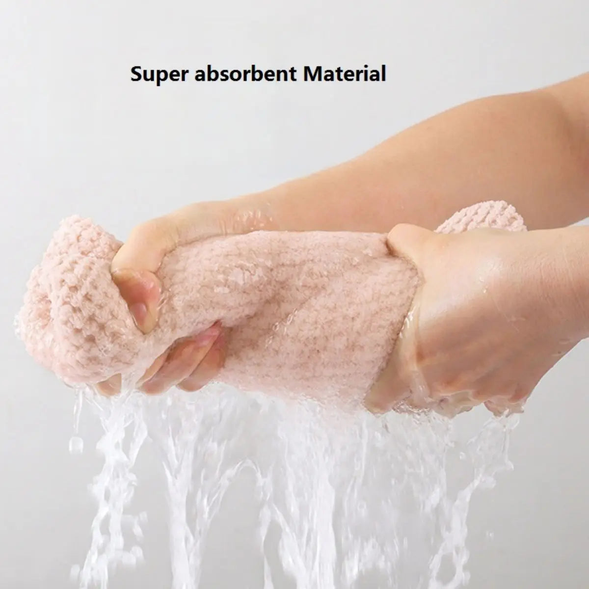 Solid Color Hair Towel Wrap