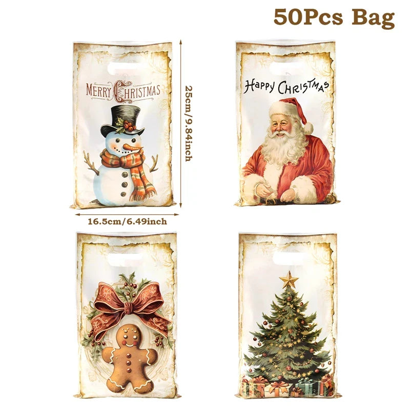 Christmas Cute Santa Gift Bags