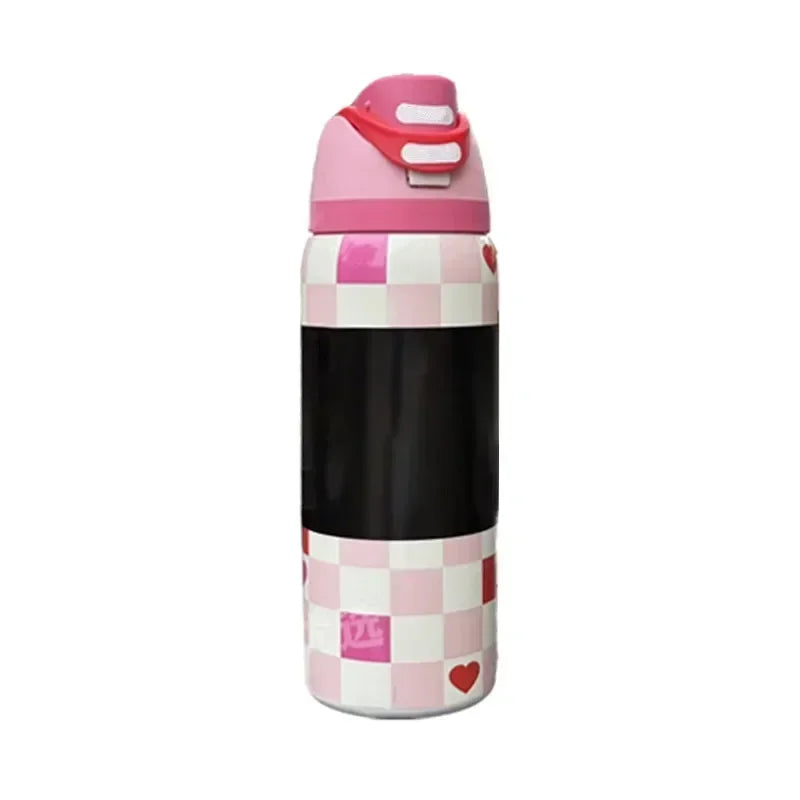 Owala Bow Pink Straw Bottle
