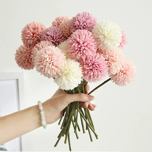 OLOEY Artificial Hydrangea Flower Set