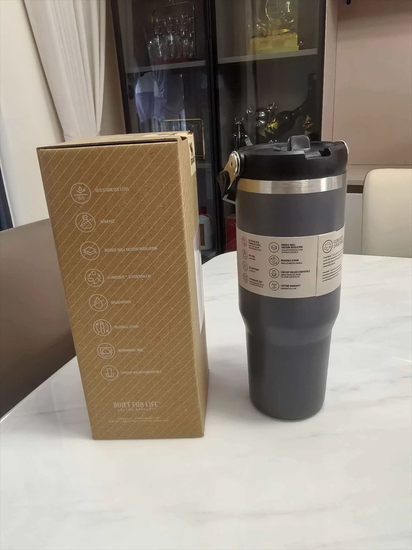 Stanley Stainless Steel Straw Thermos