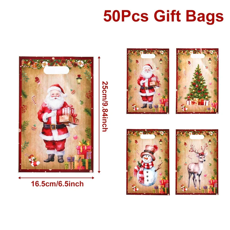 Christmas Cute Santa Gift Bags