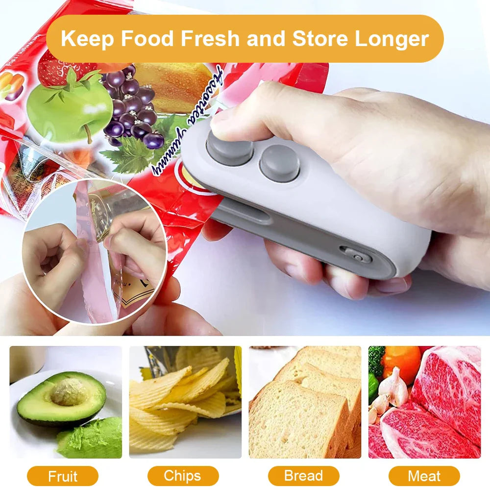 Mini Handheld Food Bag Sealer