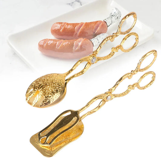 Vintage Gold Snack Cake Clip