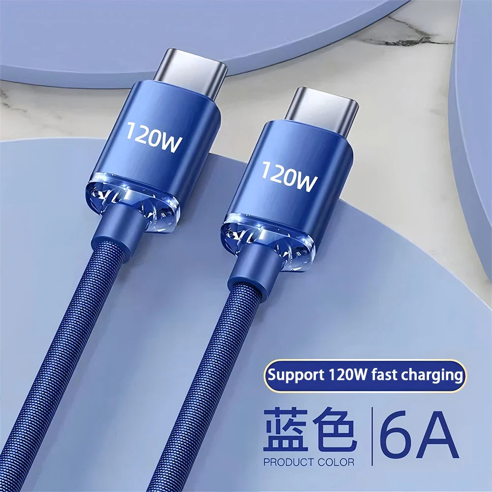 120W USB Type C Cable