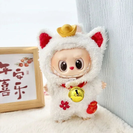 Labubu Lucky Cat Outfit Set