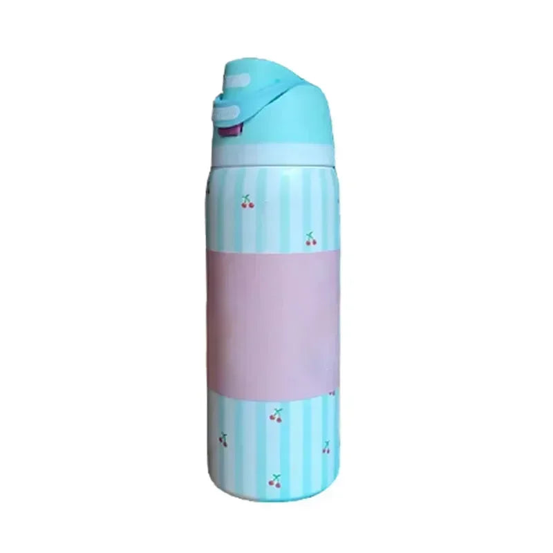 Owala Bow Pink Straw Bottle
