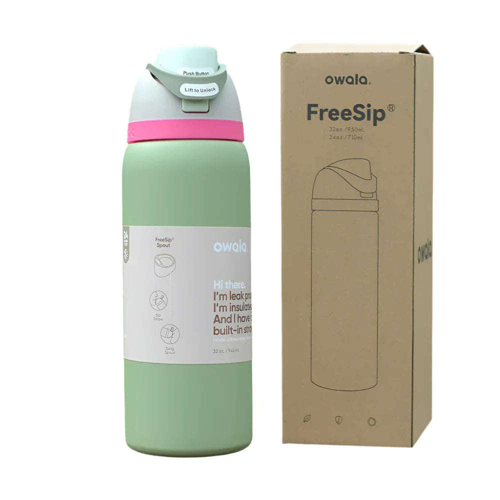 Owala FreeSip Light Green Bottle