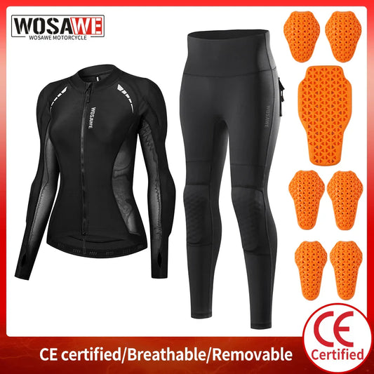 WOSAWE Women Motorcycle Gear Set