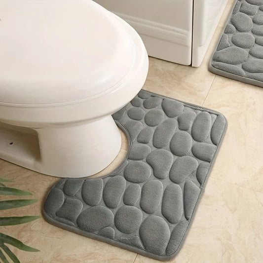 U-Shaped Waterproof Toilet Mat