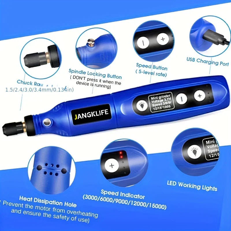 JANGKLIFE STRONG 210 Nail Drill