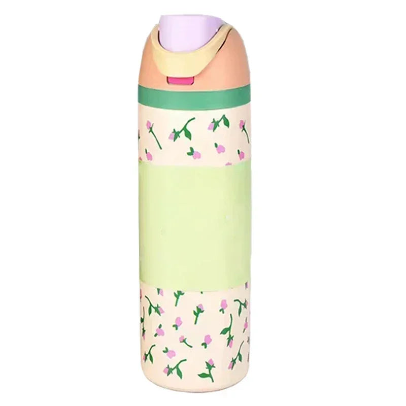 Owala Bow Pink Straw Bottle