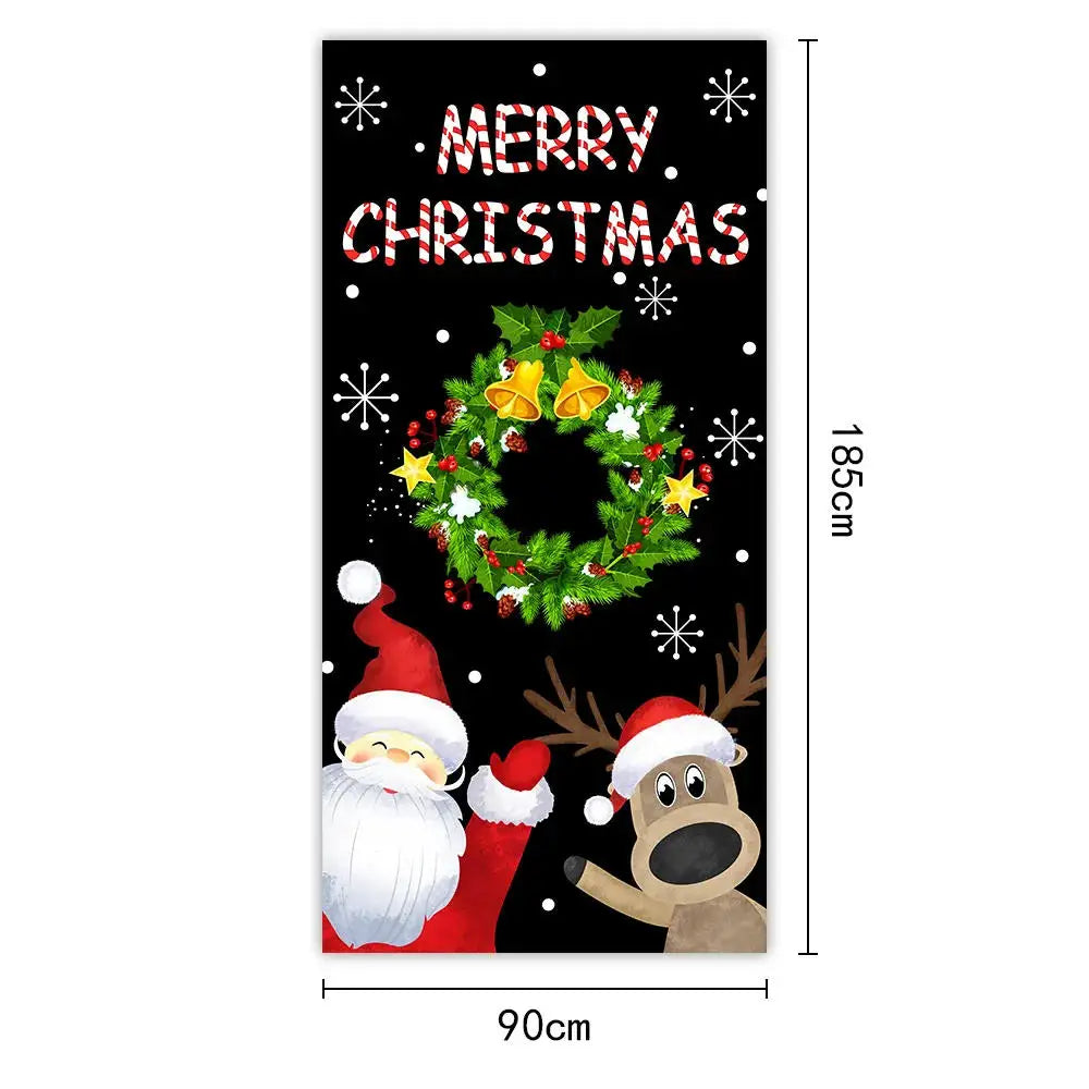 Santa Claus Christmas Door Cover