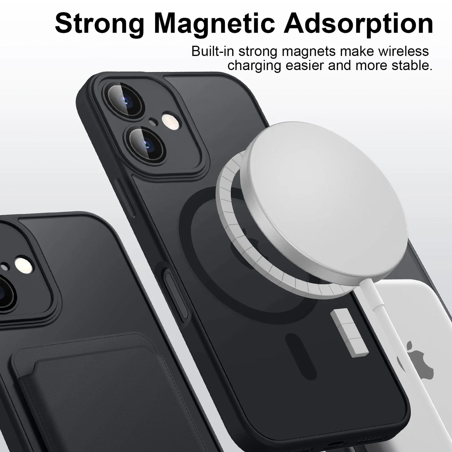 Luxury Magnetic Matte iPhone Case