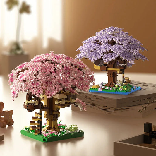 Pink Cherry Tree Building Blocks
