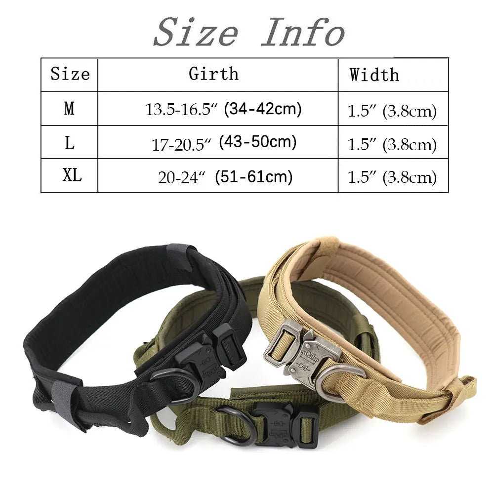 Tactical Nylon Dog Collar