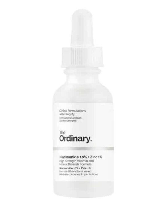 The Ordinary Niacinamide 10% + Zinc 1% (Batch code + barcode )