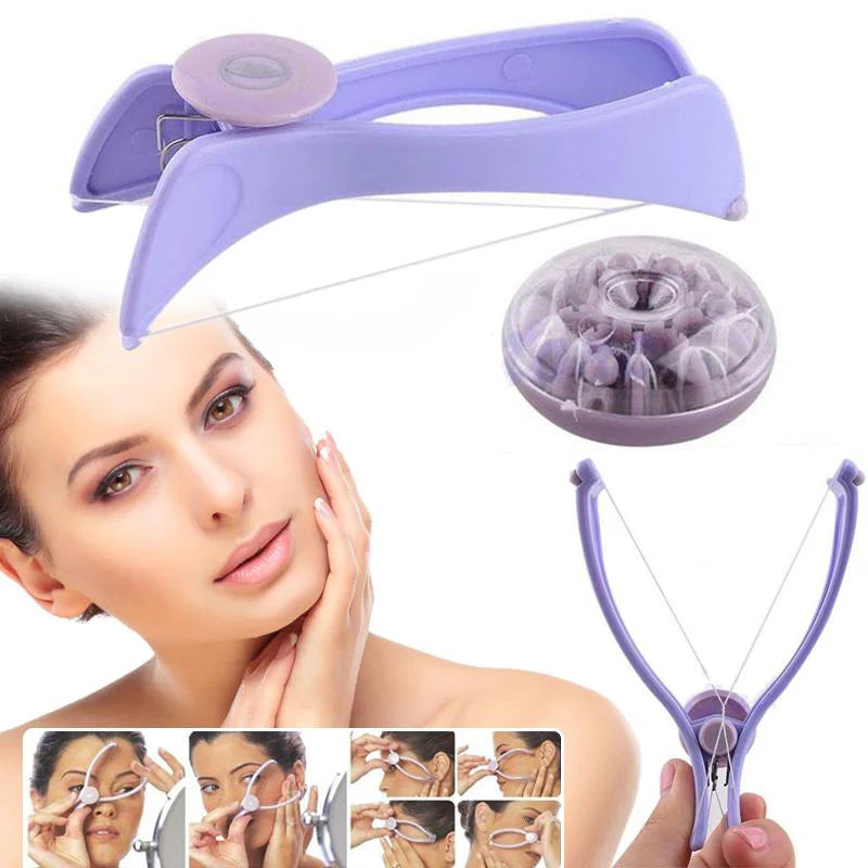 Slique hair threading machine