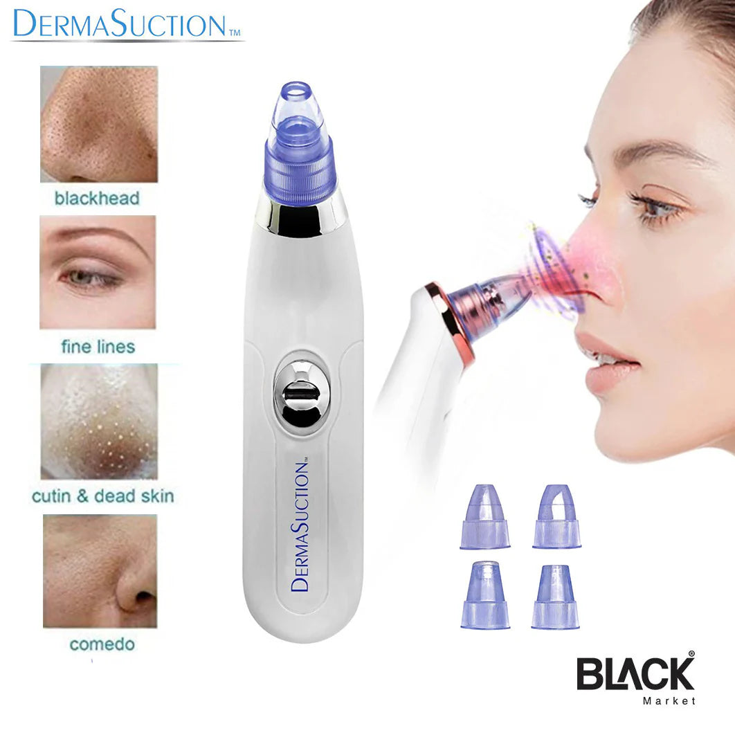 Derma suction Blackhead Remover Vacuum Acne Cleaner Black Spots Removal